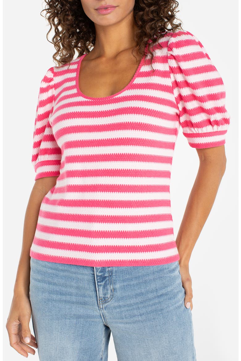 Stripe Scoop Neck Sweater, Main, color, PINK MULTI STRIPE
