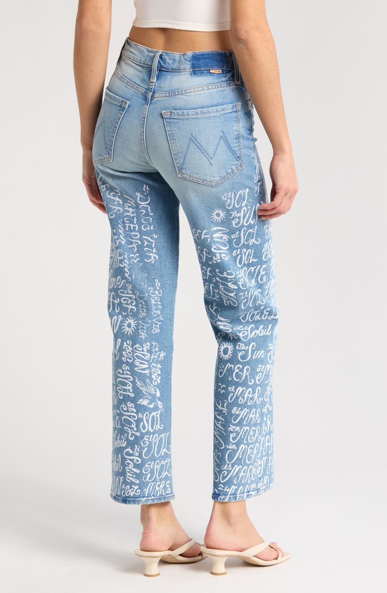 MOTHER The Rambler Zip Hover High Waist Relaxed Straight Leg Jeans, Alternate, color,