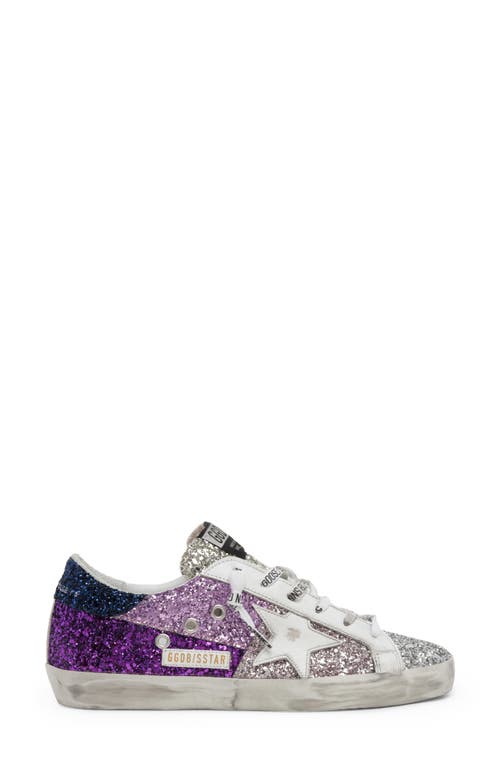 Golden Goose Super-star Low Top Sneaker In Purple