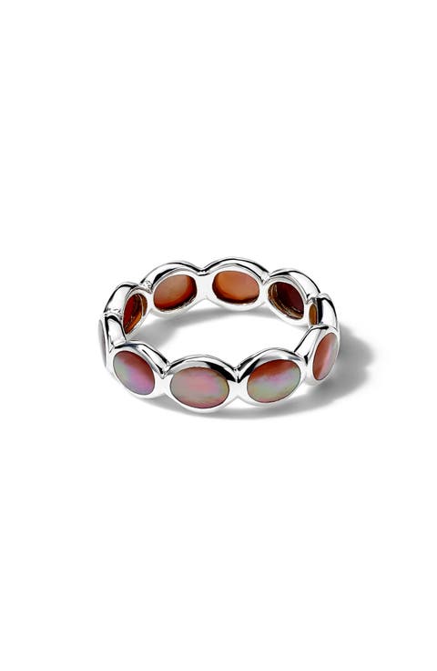 Rock Candy Brown Shell Ring