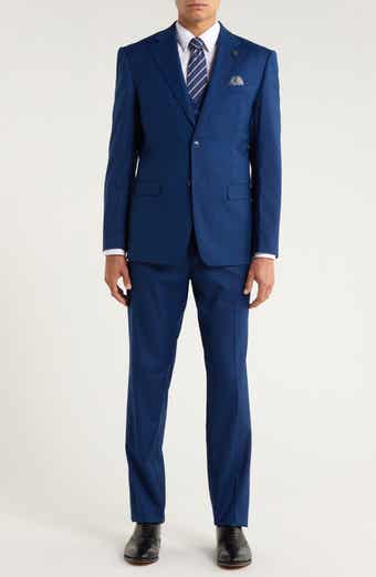 ZEGARIE Indigo Mélange 3-Piece Suit