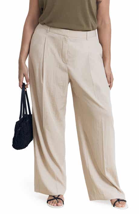 MANGO Carla Wide Leg Pants
