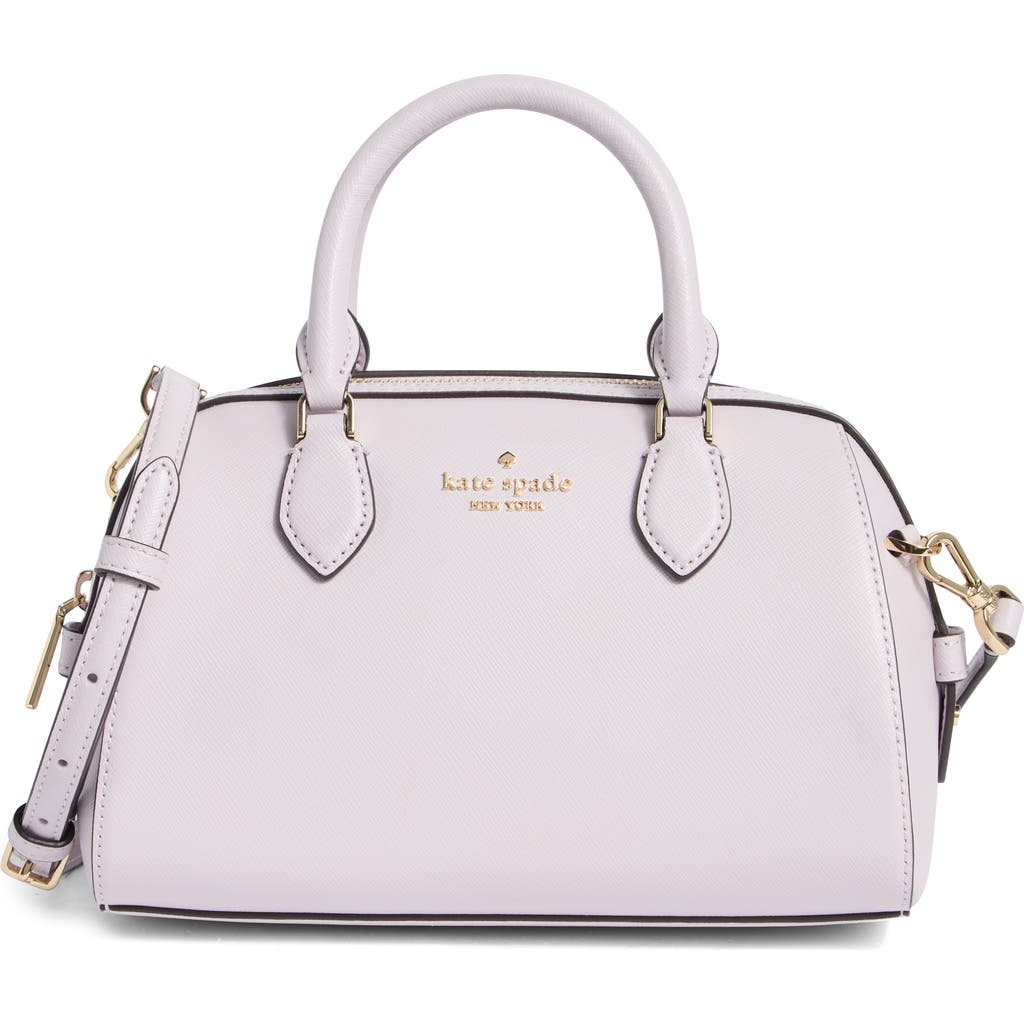 Kate Spade New York Madison Saffiano Leather Small Satchel In Purple