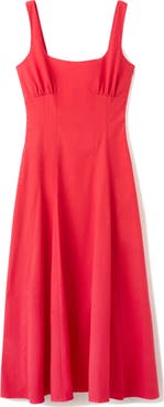 MANGO Starring Hailey Bieber Polly Cotton Blend Dress