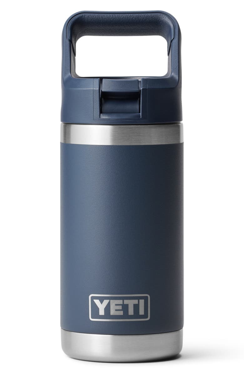 YETI Rambler Jr. 12-Ounce Kids Water Bottle, Main, color, Navy