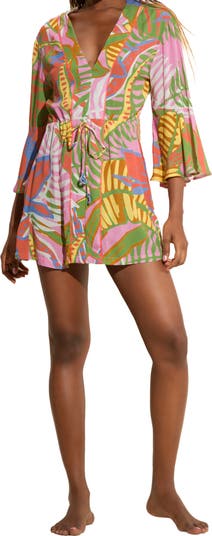 Maaji Racing Palms Joypop Kaftan