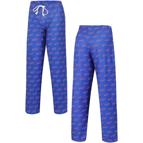 Women's Concepts Sport Royal Buffalo Bills Gauge Allover Print Sleep Pants