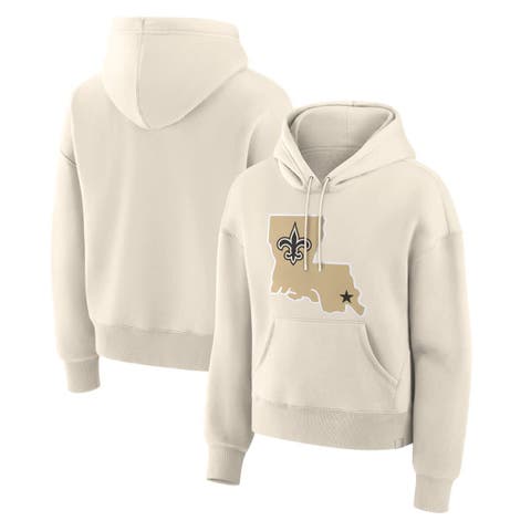 Women's Fanatics Cream New Orleans Saints Dove Legacy Pullover Hoodie