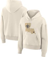 FANATICS Women's Fanatics Cream New Orleans Saints Dove Legacy Pullover Hoodie