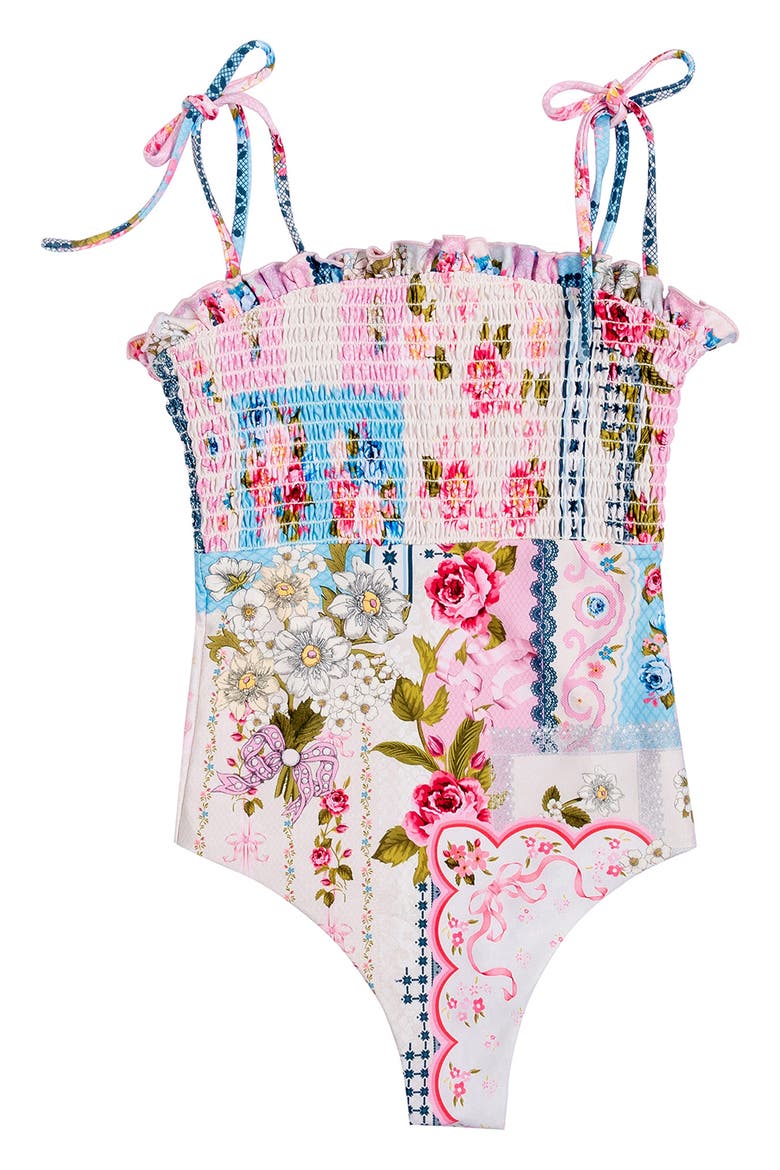 Kids' Lewis Meraki One-Piece Swimsuit, Main, color, PINK