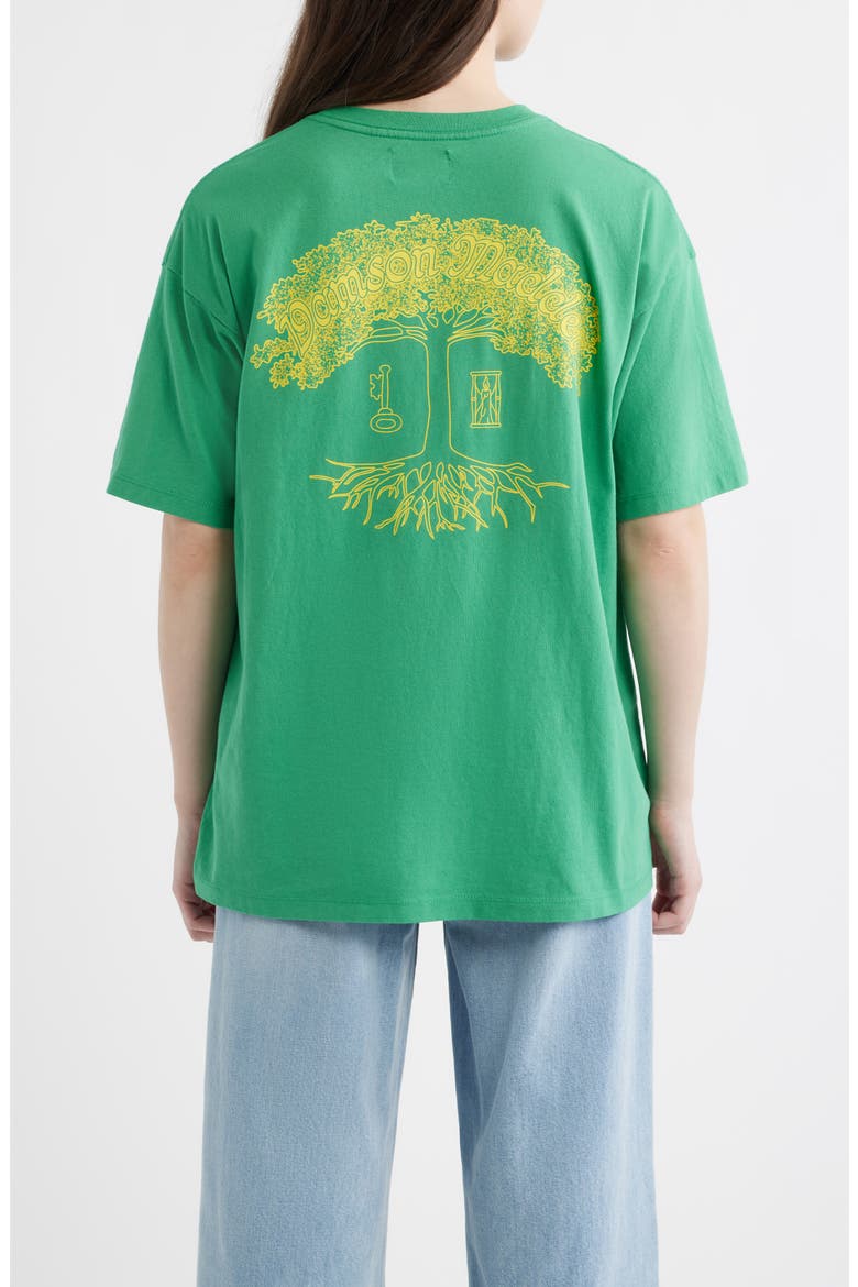 Daily Rituals Organic Cotton Graphic T-Shirt, Alternate, color, GREEN