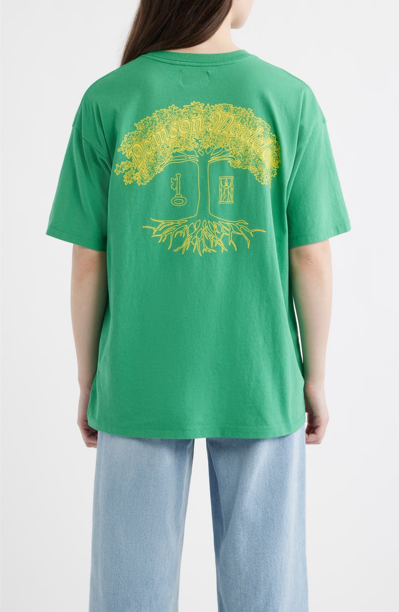 Damson Madder Daily Rituals Organic Cotton Graphic T-Shirt, Alternate, color, Green