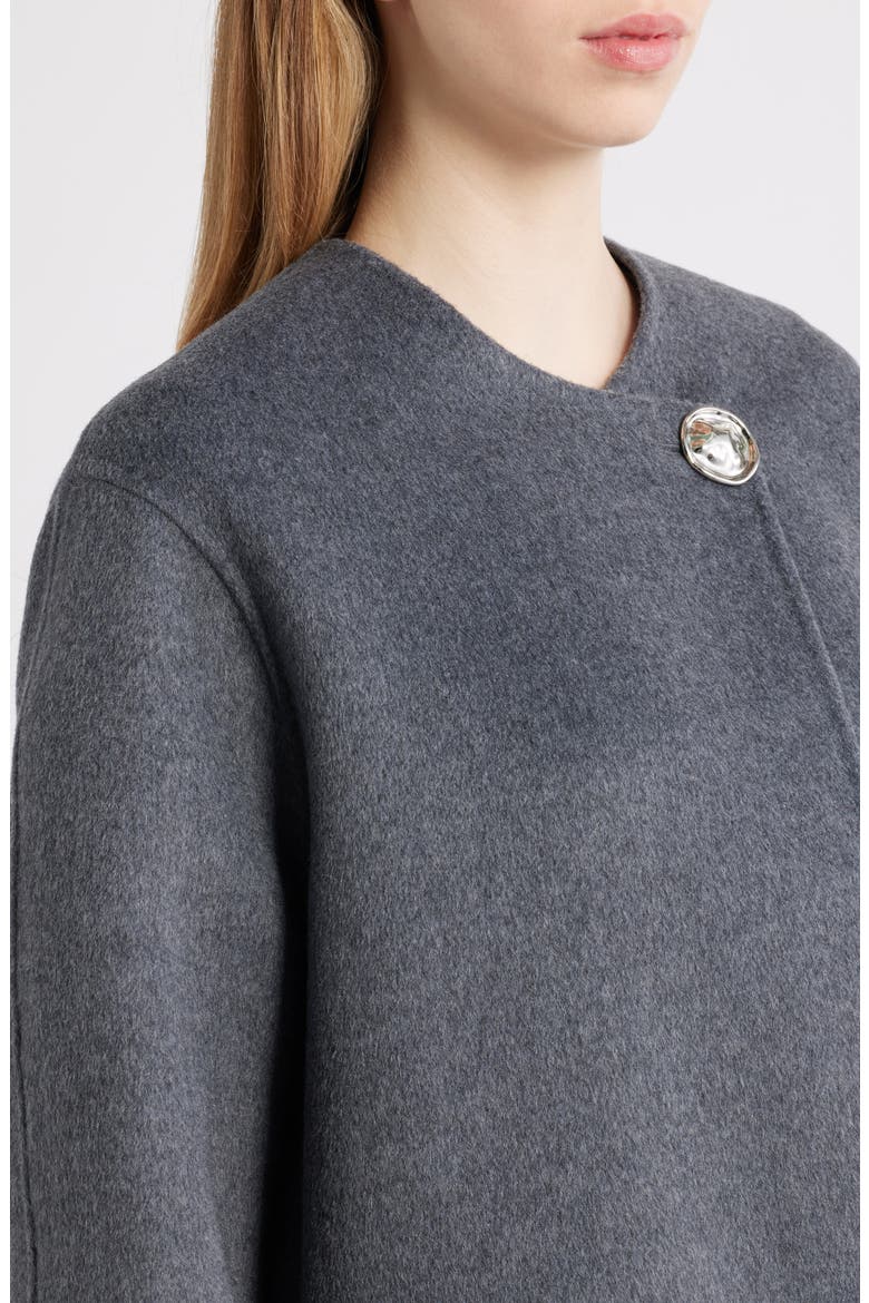 Ronda Wool Blend Jacket, Alternate, color, HEATHER CHARCOAL