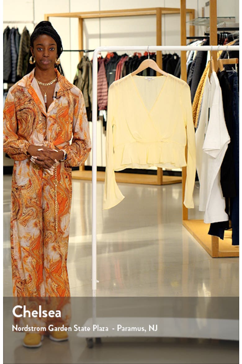 Bell Sleeve Wrap Top video