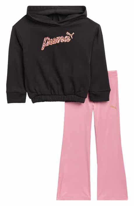 PUMA Kids' Fleece Hoodie & Flared Leggings Set