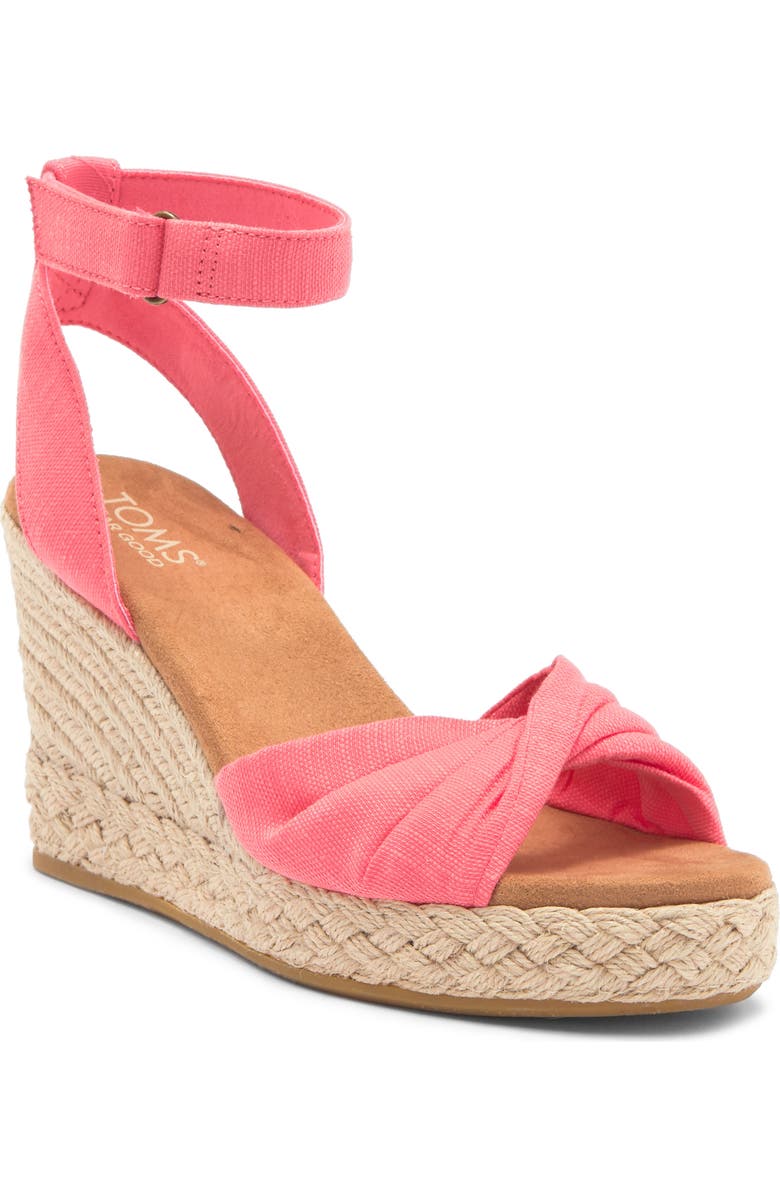 TOMS Marise Espadrille Wedge Sandal, Main, color,