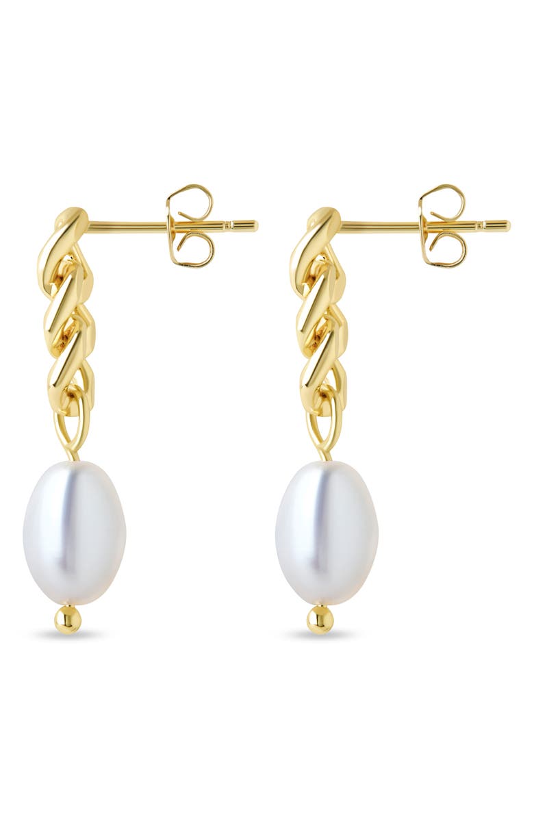 Sterling Forever Hana Chain Drop Earrings, Alternate, color, 