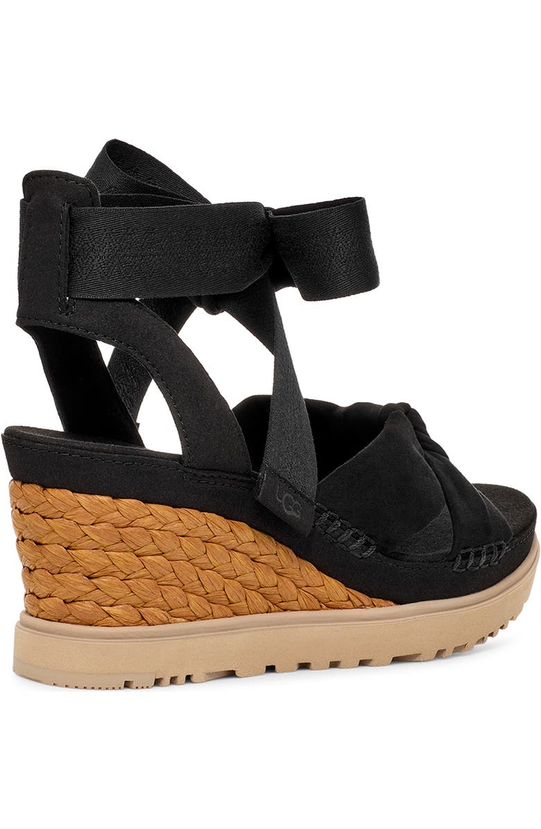 UGG<sup>®</sup> Ileana Ankle Wrap Wedge Sandal, Alternate, color,