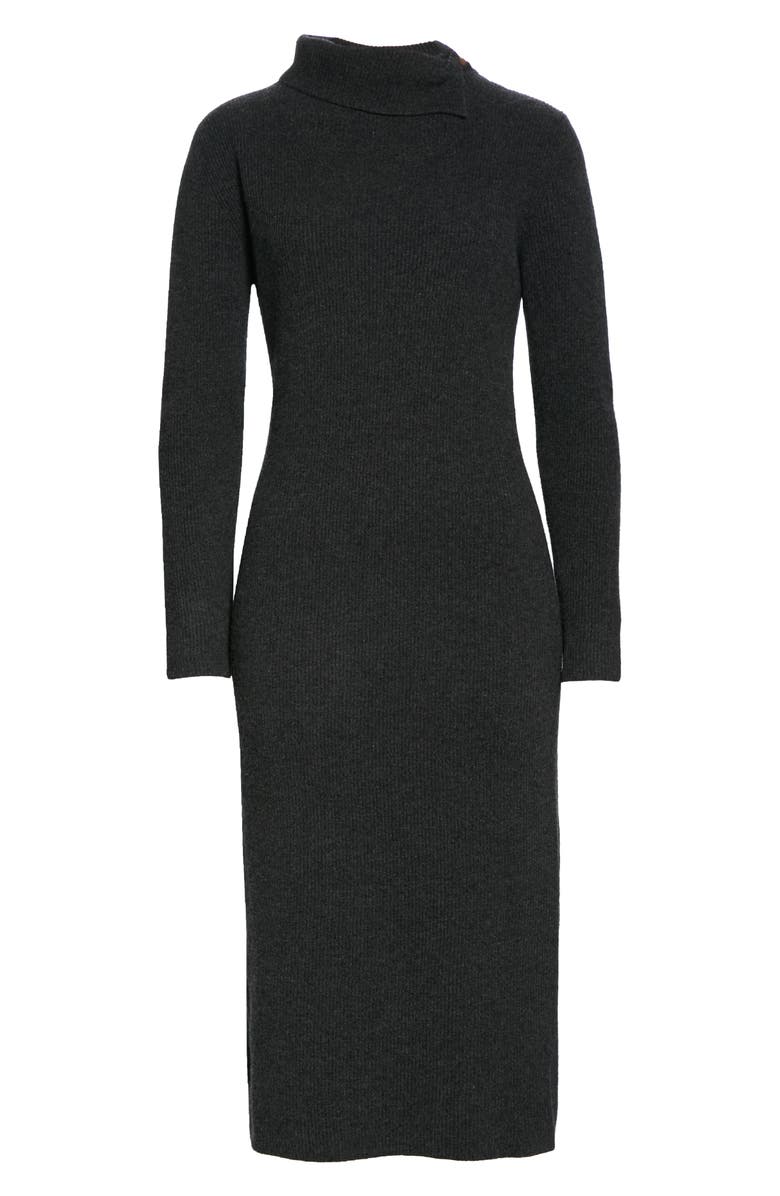 Fabiana Filippi Long Sleeve Wool, Silk & Cashmere Sweater Dress, Alternate, color,
