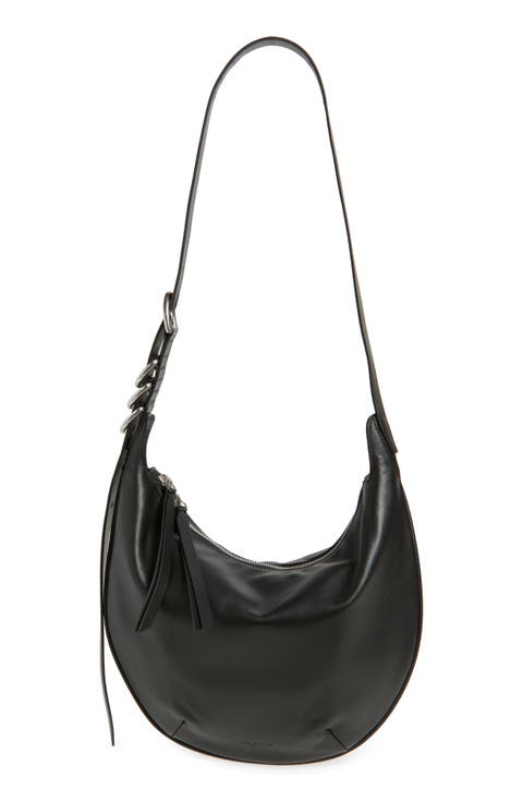 Medium Mercer Leather Hobo Bag