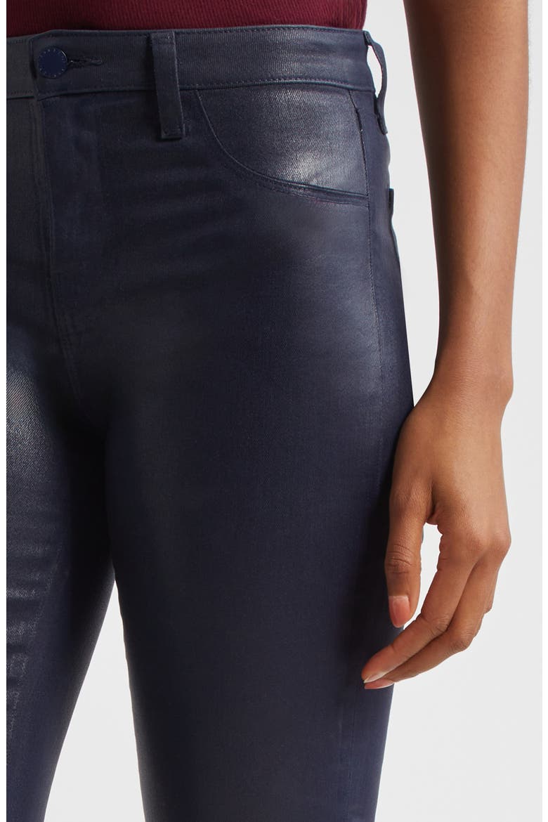 Selma High Waist Baby Boot Jeans, Alternate, color, DEEP MIDNIGHT COATED