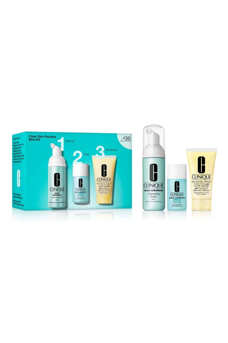 Acne Solutions™ Clinical Clearing Kit, Main, color, NO COLOR