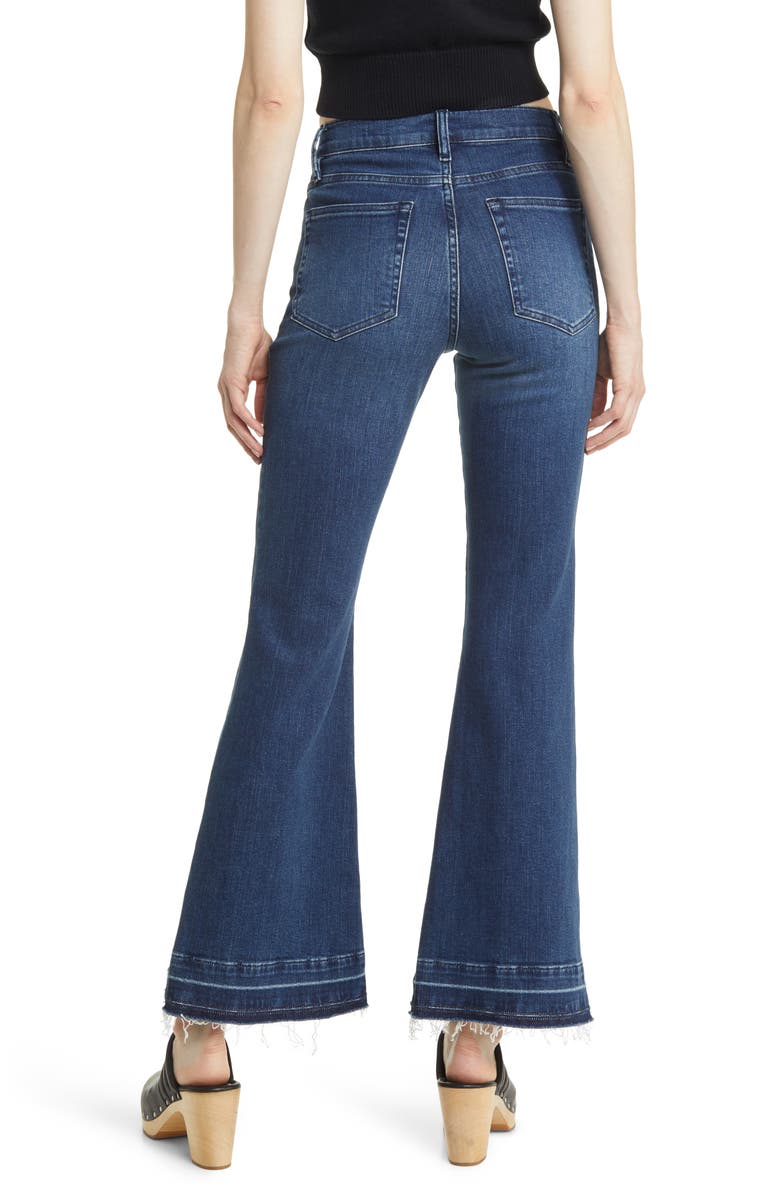 FRAME Le Easy Flare Release Hem Jeans, Alternate, color, 