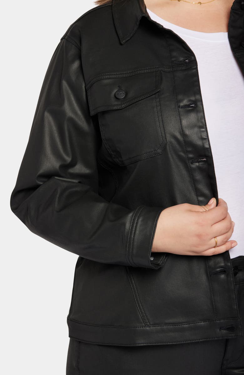 NYDJ Coated Stretch Denim Jacket, Alternate, color, 