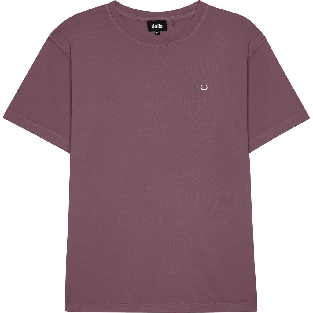 Dalix Mens Lil Smile Midweight Garment Dye Tee