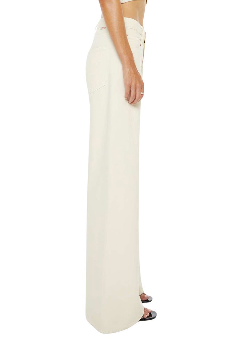 MOTHER Lemon Twist High Waist Wide Leg Jeans, Alternate, color, Natural