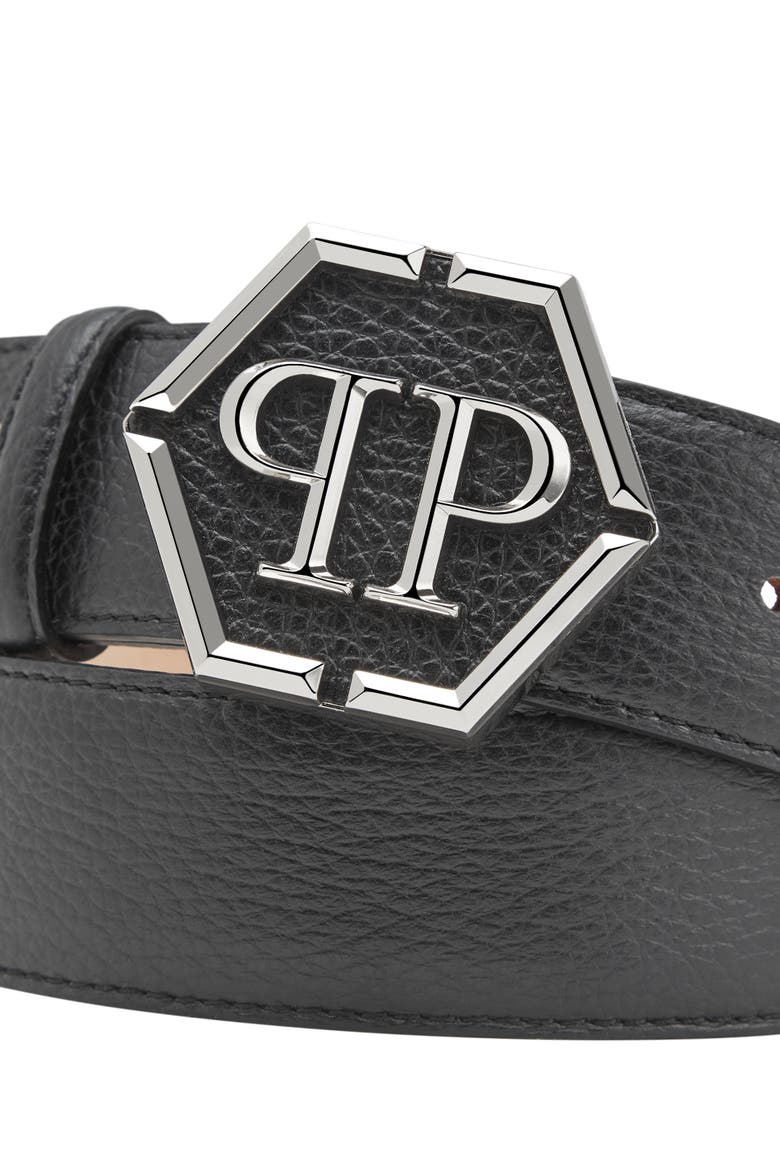 Belt Hexagon Women, Alternate, color, black
