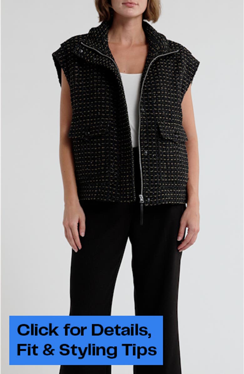 Amina Tweed Vest, sales video thumbnail
