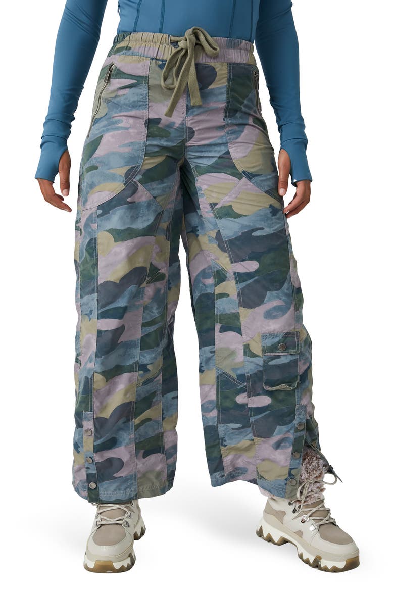 Stadium Camouflage Print Pants, Main, color, FOREST CAMO COMBO