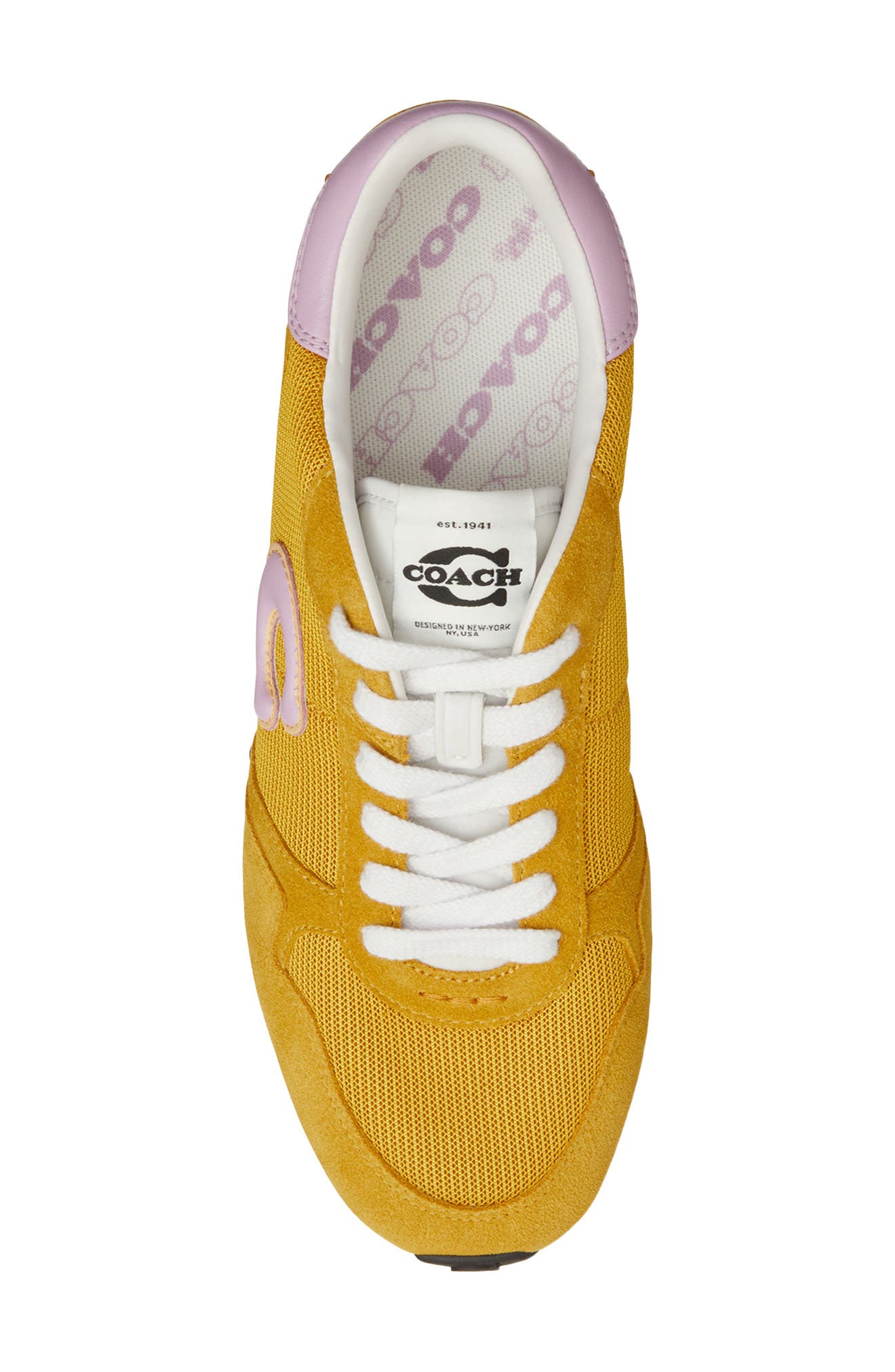 COACH Essental Sneaker, Alternate, color, Honeycomb/ Orchid