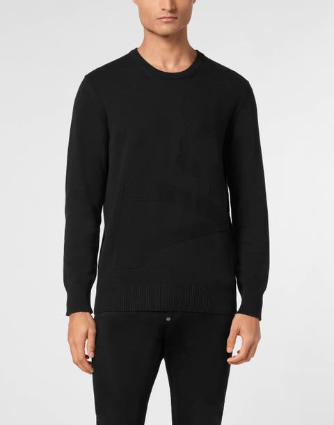 Knitted Pullover Round Neck Ls Skull&Amp;Bones Men