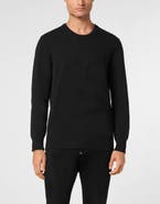 PHILIPP PLEIN Knitted Pullover Round Neck Ls Skull&Amp;Bones Men