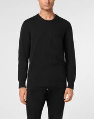 PHILIPP PLEIN Knitted Pullover Round Neck Ls Skull&Amp;Bones Men