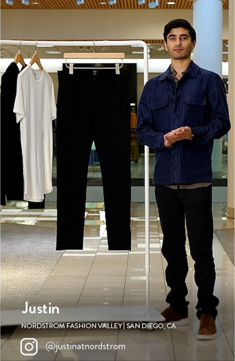 Tech Raffi Compact Trim Fit Ponte Pants, sales video thumbnail