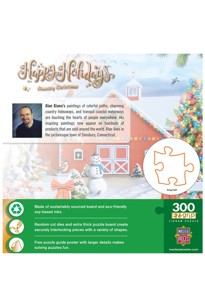 Country Christmas 300pc Jigsaw Puzzle, Alternate, color, Multicolor