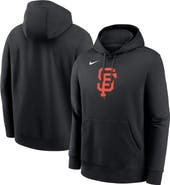 Nike Men's Nike Black San Francisco Giants Logo Club Fleece Pullover Hoodie
