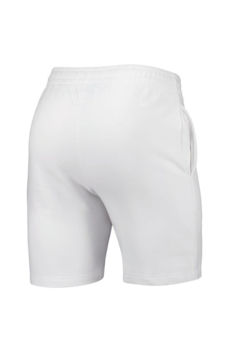 KUR8TED White New York Liberty Core Solid Shorts, Alternate, color, White