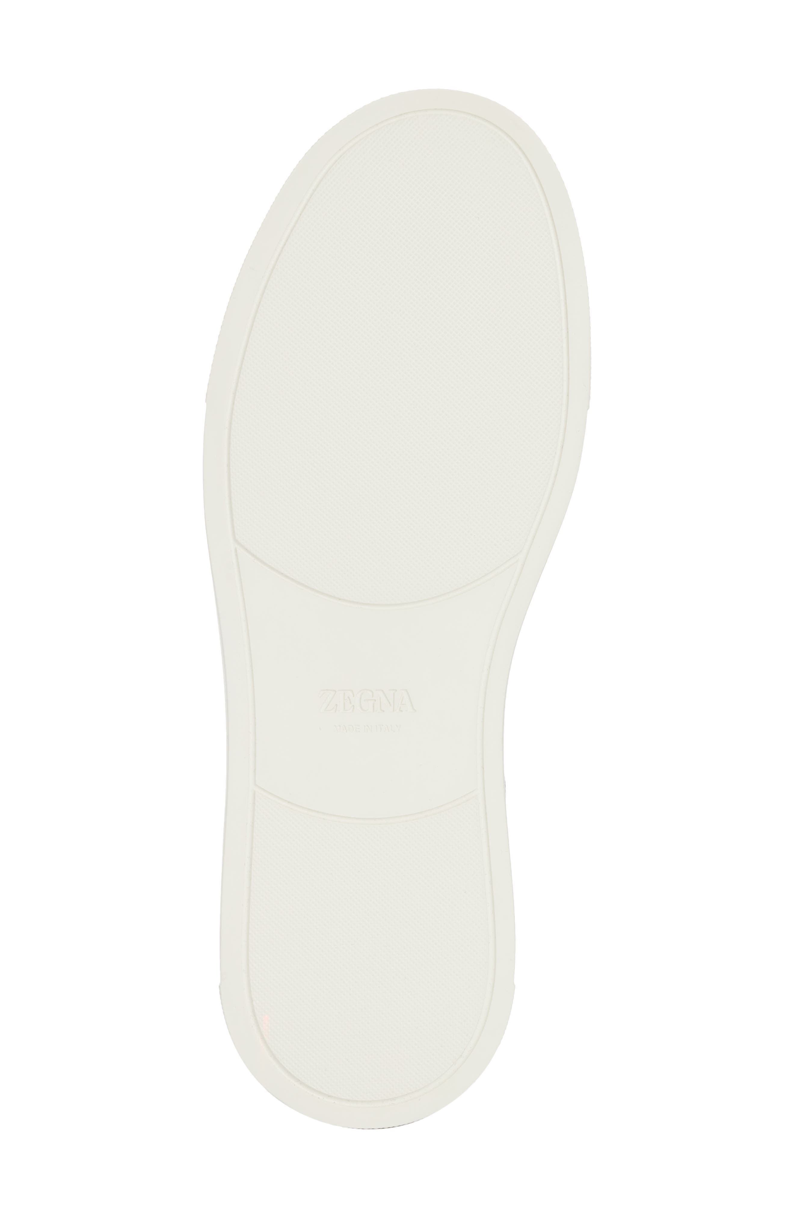 ZEGNA Triple Stitch Slip-On Sneaker, Alternate, color, Navy