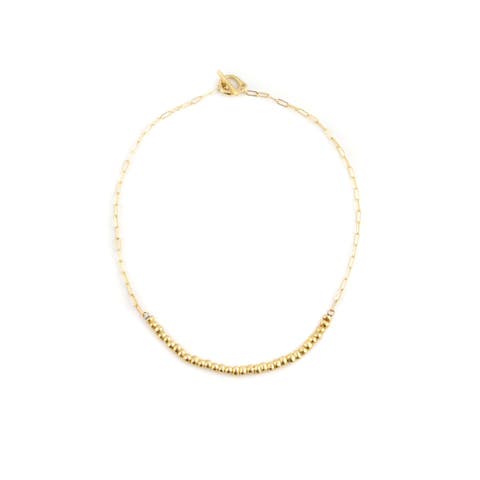 Droplet Bronze Necklace