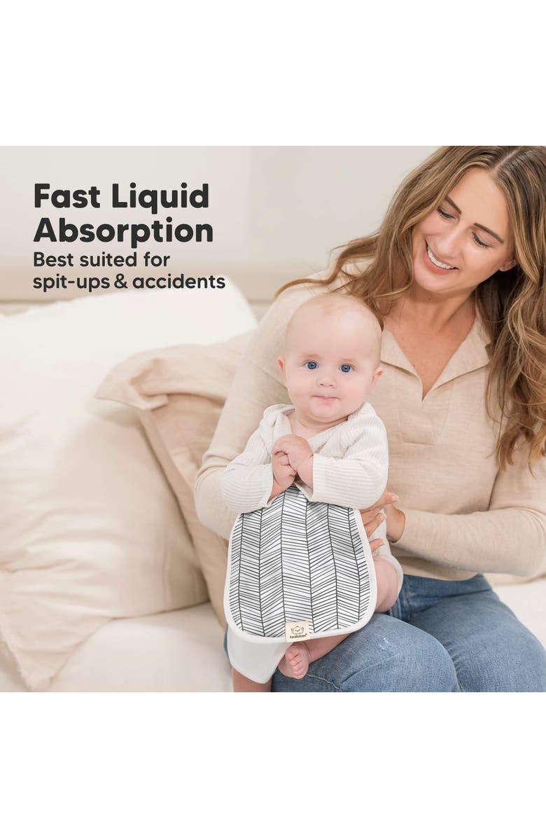 KeaBabies Baby Burp Cloths, Alternate, color, Crossroads