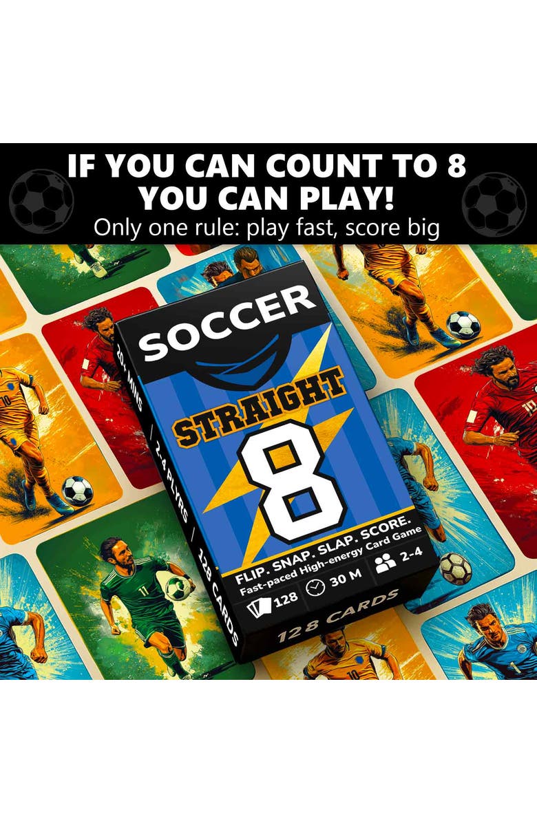 Quokka Fast Paced Sports Card game for Kids and Adults, Alternate, color, Soccer