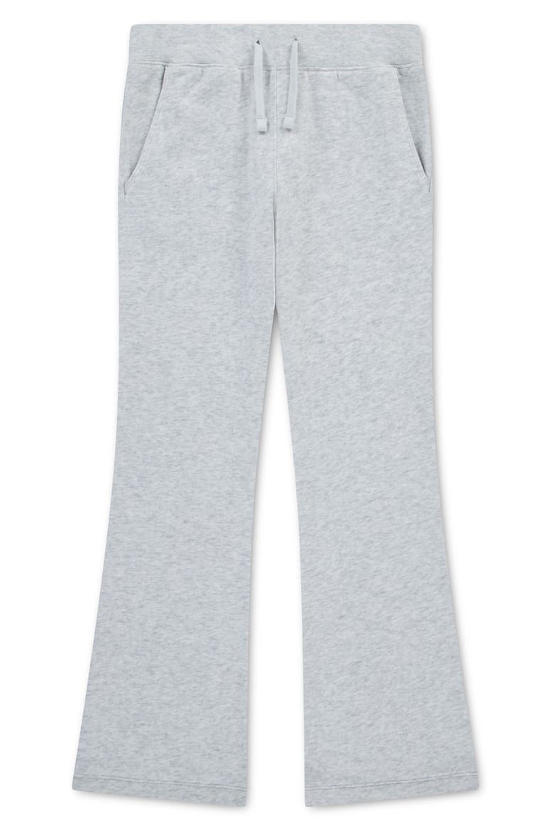 Kids' Bootcut Fleece Pants, Main, color, LIGHT GREY HEATHER
