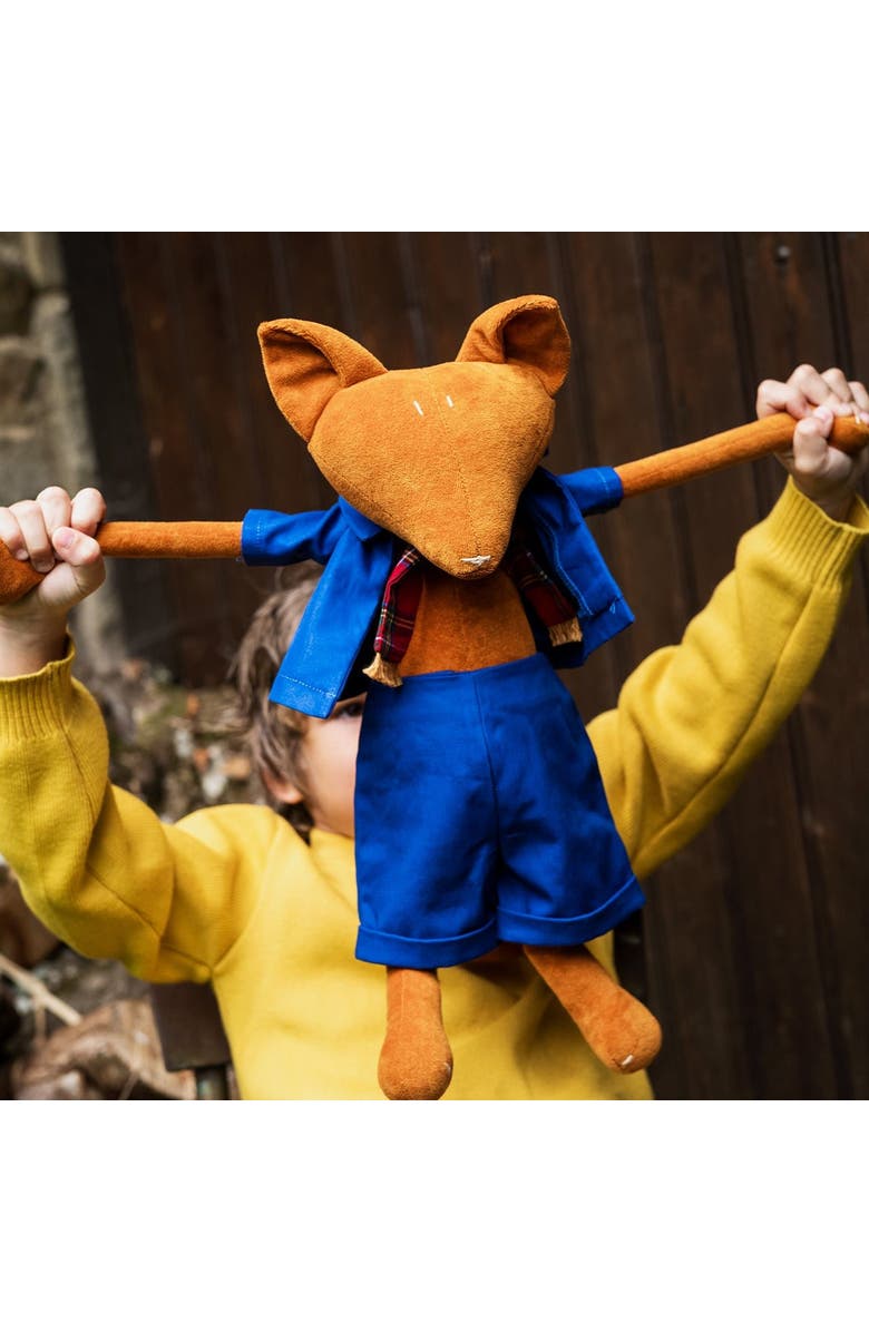 ADADA Arthus, the fox stuffed animal, Alternate, color, Rust