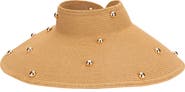 San Diego Hat Bead Accent Packable Wide Brim Visor