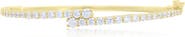 The Lovery Fine Jewelry CZ Graduating Overlap Bangle