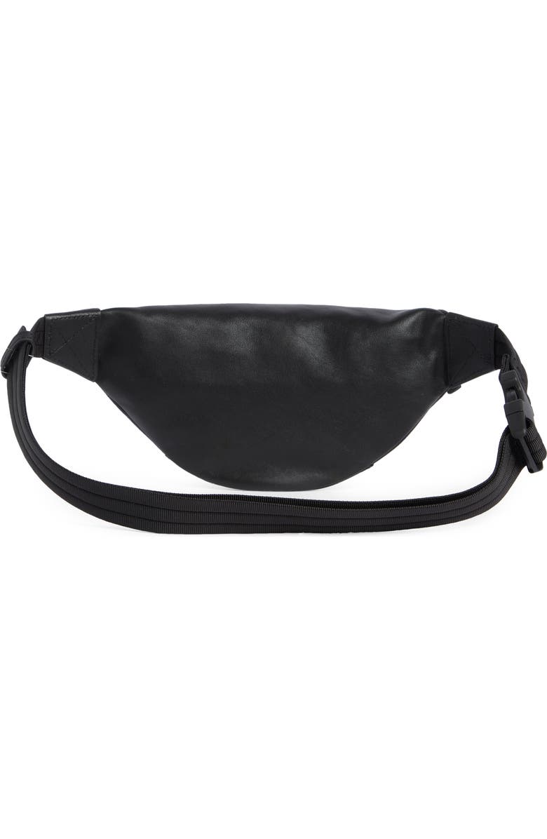 Longchamp 3D Leather Belt Bag, Alternate, color, Black